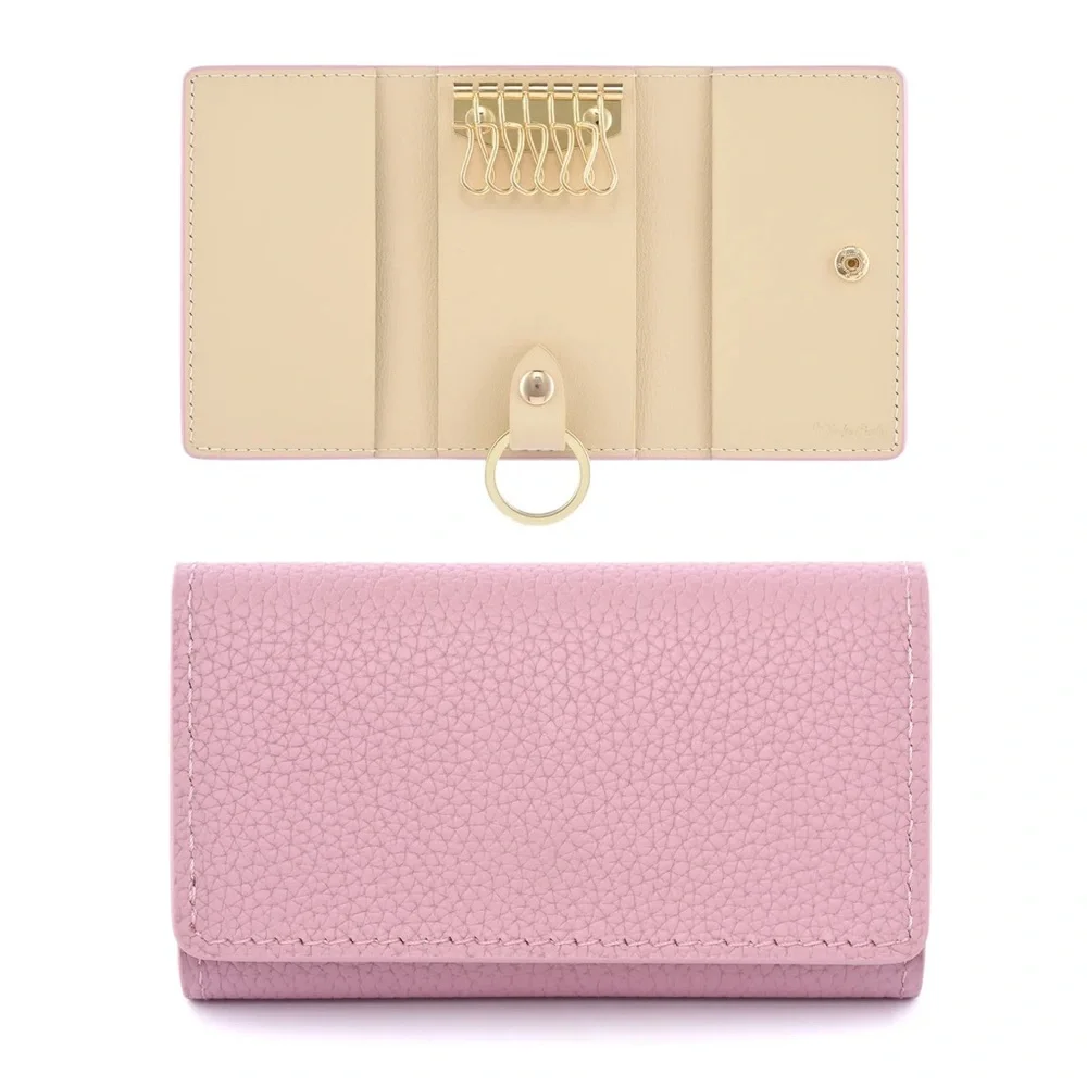 Dress Up Your Purse TOGO LEATHER KEY CASE Dusty Pink